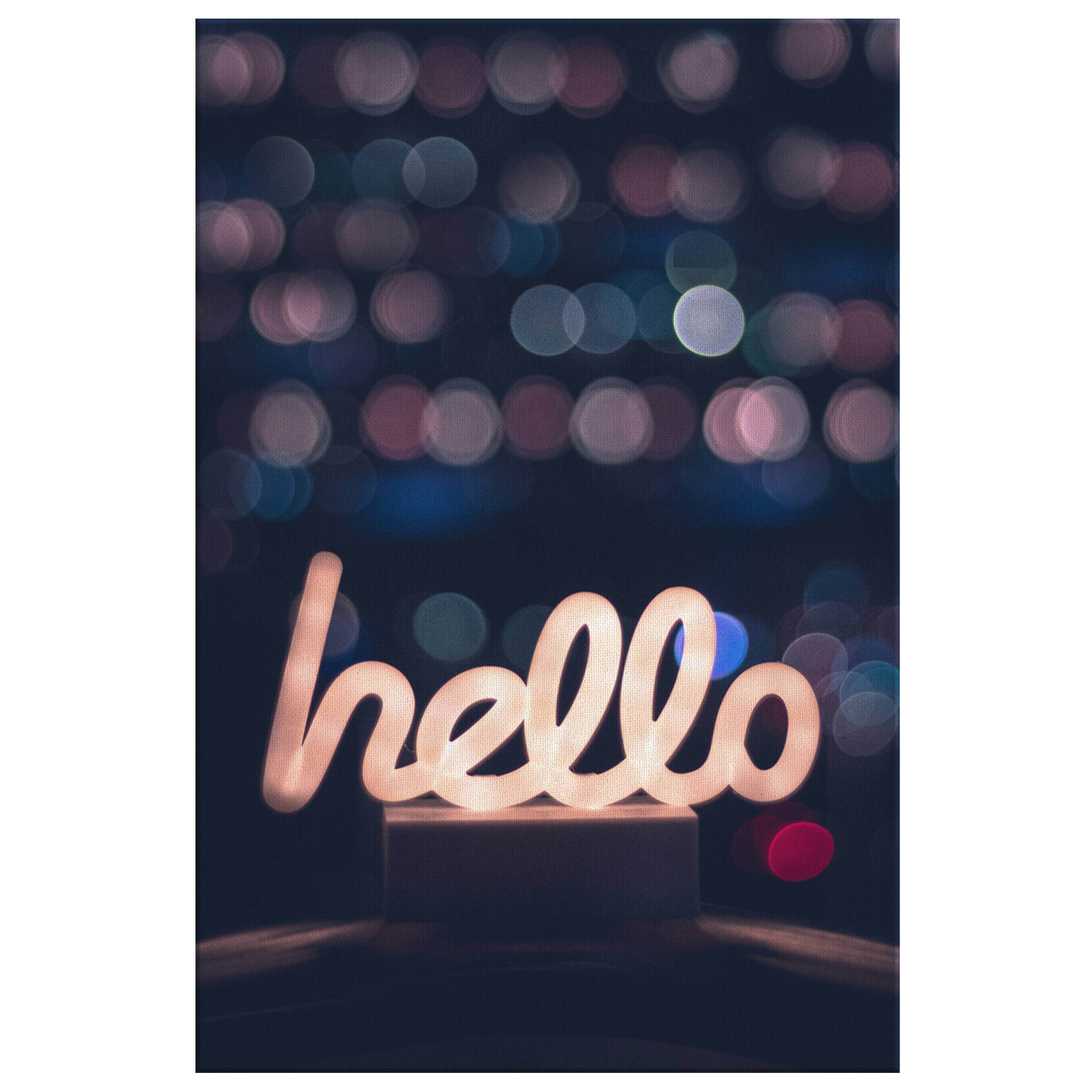 "Hello" Canvas