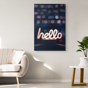 "Hello" Canvas